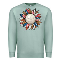 Seafoam volleyball sunflower Premium Sweatshirt - HRA Design Shop