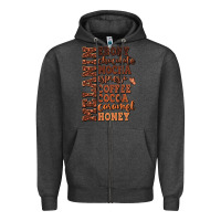 Charcoal Heather Melanin shades of brown Zipper Hoodie - RanaPortraitStore
