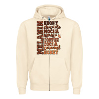 Sandshell Melanin shades of brown Zipper Hoodie - RanaPortraitStore