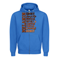 True Royal Melanin shades of brown Zipper Hoodie - RanaPortraitStore