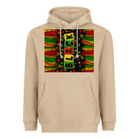 Mushroom black license letters Heavyweight Hoodie - Zillion Design Studio