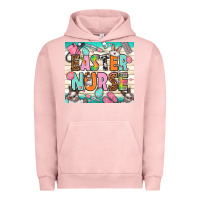 Pigment Salmon easter nurse Urban Hoodie - NancyCooperArtShop
