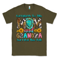 Army Green god gifted me two titles mom and grandma and i roc Classic Tee - RanaPortraitStore