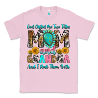Bubblegum Pink god gifted me two titles mom and grandma and i roc Classic Tee - RanaPortraitStore
