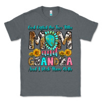 Charcoal Heather god gifted me two titles mom and grandma and i roc Classic Tee - RanaPortraitStore