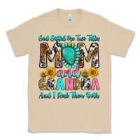 God Gifted Me Two Titles Mom And Grandma And I Roc Classic Tee | Teevron