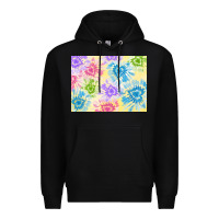 Black tie dye heart shaped background 3200x2400 Premium Hoodie - AdoDesignShop