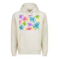 Oatmeal Heather tie dye heart shaped background 3200x2400 Premium Hoodie - AdoDesignShop