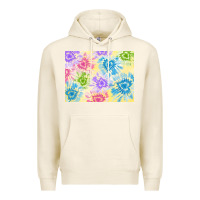 Tofu tie dye heart shaped background 3200x2400 Premium Hoodie - AdoDesignShop