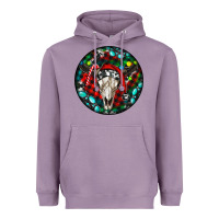 Lavender Christmas skull Heavyweight Hoodie - RanaPortraitStore