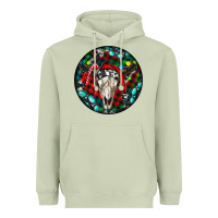 Matcha Christmas skull Heavyweight Hoodie - RanaPortraitStore