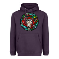 Plum Christmas skull Heavyweight Hoodie - RanaPortraitStore