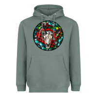Sage Christmas skull Heavyweight Hoodie - RanaPortraitStore