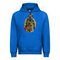 Cobalt Firefighter Urban Hoodie - LillyAllenDesigns