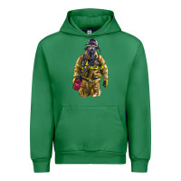 Emerald Firefighter Urban Hoodie - LillyAllenDesigns