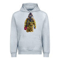 Heather Grey Firefighter Urban Hoodie - LillyAllenDesigns