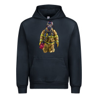 Navy Firefighter Urban Hoodie - LillyAllenDesigns