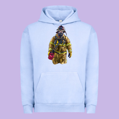 Firefighter Urban Hoodie Designed By Lillyallendesigns