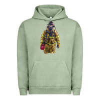 Pigment Oil Green Firefighter Urban Hoodie - LillyAllenDesigns