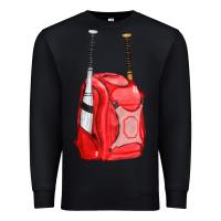 Black red bat backpack fa element Premium Sweatshirt - FaDigitalArtStudio