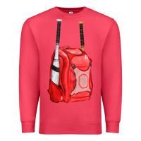 Cardinal red bat backpack fa element Premium Sweatshirt - FaDigitalArtStudio