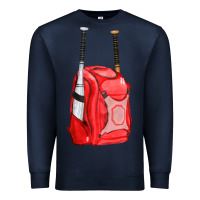 Navy red bat backpack fa element Premium Sweatshirt - FaDigitalArtStudio