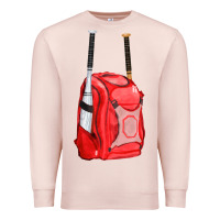 Pale Pink red bat backpack fa element Premium Sweatshirt - FaDigitalArtStudio