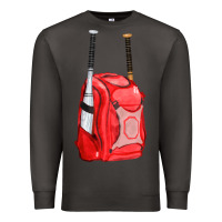 Smoke red bat backpack fa element Premium Sweatshirt - FaDigitalArtStudio