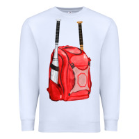 White red bat backpack fa element Premium Sweatshirt - FaDigitalArtStudio