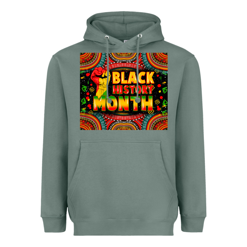 Black History Month Heavyweight Hoodie by Zillion Design Studio | Teevron