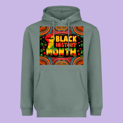Black History Month Heavyweight Hoodie Designed By Zillion Design Studio
