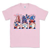 Bubblegum Pink fourth of july gnomes Classic Tee - RanaPortraitStore