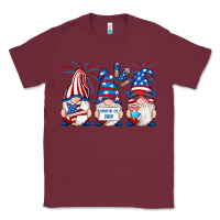 Burgundy fourth of july gnomes Classic Tee - RanaPortraitStore