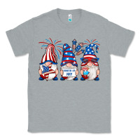 Heather Grey fourth of july gnomes Classic Tee - RanaPortraitStore