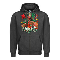 Charcoal Heather Merry and bright black girl sneakers Zipper Hoodie - RanaPortraitStore