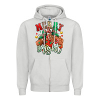 Dove Grey Merry and bright black girl sneakers Zipper Hoodie - RanaPortraitStore