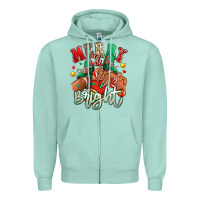 Seafoam Merry and bright black girl sneakers Zipper Hoodie - RanaPortraitStore