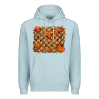 Blue Mist autumn leafe backround Premium Hoodie - RanaPortraitStore