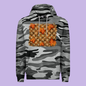 Autumn Leafe Backround Premium Hoodie Designed By Ranaportraitstore