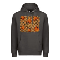 Smoke autumn leafe backround Premium Hoodie - RanaPortraitStore
