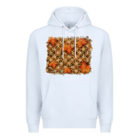 White autumn leafe backround Premium Hoodie - RanaPortraitStore
