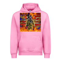 Fuchsia Pink Western Firefighter With American Urban Hoodie - LillyAllenDesigns