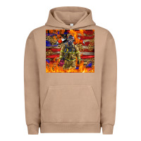 Pigment Burro Western Firefighter With American Urban Hoodie - LillyAllenDesigns