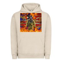 Pigment French Oak Western Firefighter With American Urban Hoodie - LillyAllenDesigns