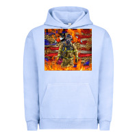 Pigment Grape Ice Western Firefighter With American Urban Hoodie - LillyAllenDesigns