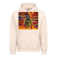 Sandshell Western Firefighter With American Urban Hoodie - LillyAllenDesigns