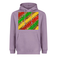 Lavender african colors leopard Heavyweight Hoodie - Zillion Design Studio