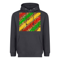 Smoke african colors leopard Heavyweight Hoodie - Zillion Design Studio