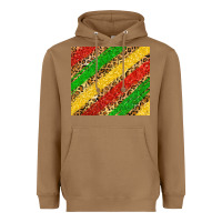 Toasted Coconut african colors leopard Heavyweight Hoodie - Zillion Design Studio