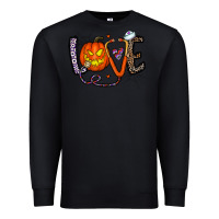 Black love halloween Premium Sweatshirt - CowhideDigitalArt